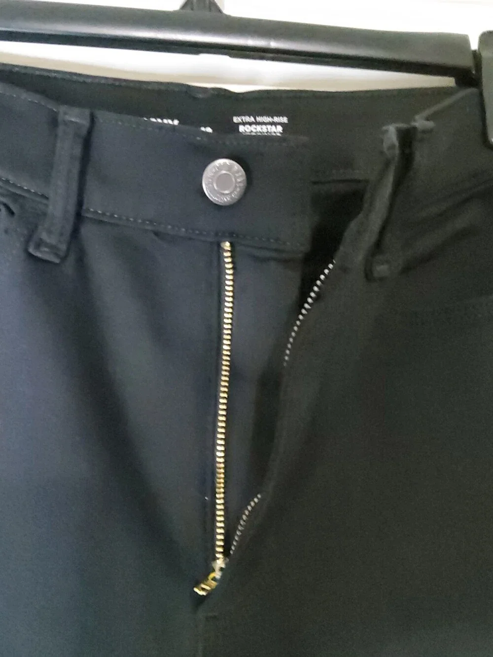 *Old Navy Girls Rockstar Extra High Waist 360 Stretch Jeggings Jeans Black Sz 18